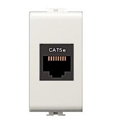 Presa RJ45 Elettrocanali Serie Easy Cat.5e UTP 1 modulo