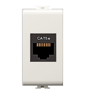 Presa RJ45 Elettrocanali Serie Easy Cat.5e UTP 1 modulo