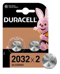 Batteria Duracell a litio da 3V CR2032 confezione da 2 pezzi