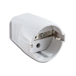 Presa Master volante Schuko 2P+T 16A, colore bianco