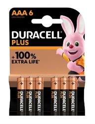Batteria ministilo AAA Alcalina PLUS 6pz in un blister, 1.5V