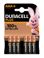 Batteria ministilo AAA Alcalina PLUS 6pz in un blister, 1.5V