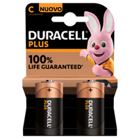 Duracell DU0301 MN1400 pila mezzatorcia in blister da 2 pile, alimentazione 1.5V