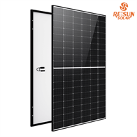 Reesun Solar Modulo Fotovltaico Monofacciale da 415W 108Celle con Cornice Nera IP68 Raee Incluso