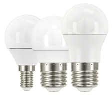 Bot Lighting lampadina a led a sfera opale da 220V attacco E14