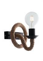Intec applique ROPE in corda marrone attacco E27