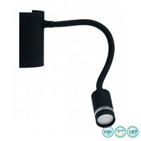 Applique a Led colore nero 3W 100LM 3000K IP20