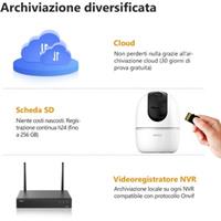 Imou A1 Telecamera da Interno WIFI in Full HD 1080p Motorizzata Sirena Integrata Rilevamento suoni anormali Smart Tracking Funzione Privacy Visione Notturna Comunicazione Bidirezionale