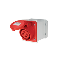 Elettrocanali presa industriale base diretta 380V 16A IP44