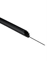 Tubo Corrugato in PVC nero Elettrocanali flessibile diametro 16mm con tirafilo rotolo 100mt