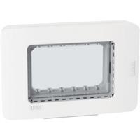Placca Matix Go Bticino 3 Moduli colore Bianco con IP55