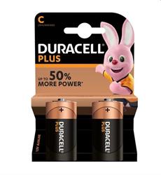 Duracell Plus Power Mezzatorcia blister da 2 pezzi tipo MN1400 da 1.5V