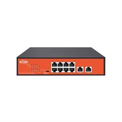 Gigabit Ethernet Switch Wi-Tek 8 PoE + 2 Uplink da 240V