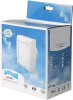 Aspiratore Elicoidale La Ventilazione-First Corporation da parete con serranda automatica foro 150mm colore Bianco