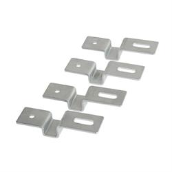 Kit di 4 Staffe di Sostegno Zincate Elettrocanali