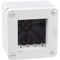 Scatola Portafrutti IP40 2 moduli colore Bianco