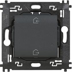 Comando Bticino Living Light scenario Entra&Esci wireless con 2 pulsanti per l’attivazione 2 moduli colore Antracite 3V