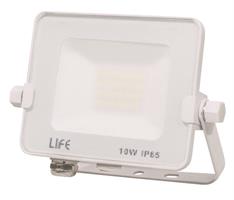 FARETTO SLIM BIANCO IP65, LED SMD Serie FA4, 20W, 110°,6500K, 220-240Vac,LM1800, CRI80, 112x95x22mm