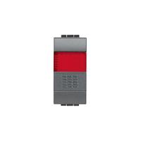 LIVING INT - PULSANTE NO + PORTALAMP ROSSO