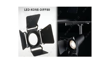 LED-KONE-DIFF80 DEVIATORE FLUSSO LUMINOSO P