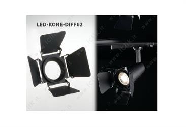 LED-KONE-DIFF62 DEVIATORE FLUSSO LUMINOSO P