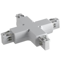LED-TRACK-X CONNESSIONE A CROCE BIANCA PER